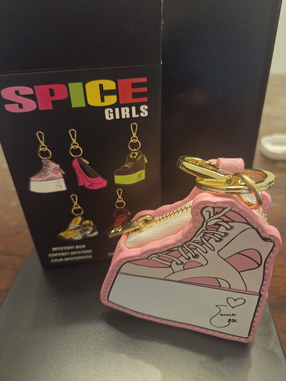 Spice Girls Loungefly Mystery Box Bag Charm Keychain “Baby Spice" (Emma)